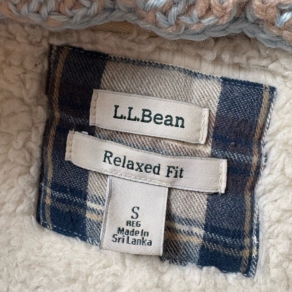 L.L. Bean Women's Scotch Plaid Flannel Shirt, Sherpa-Lined Zip Hoodie - Picture 8 of 8